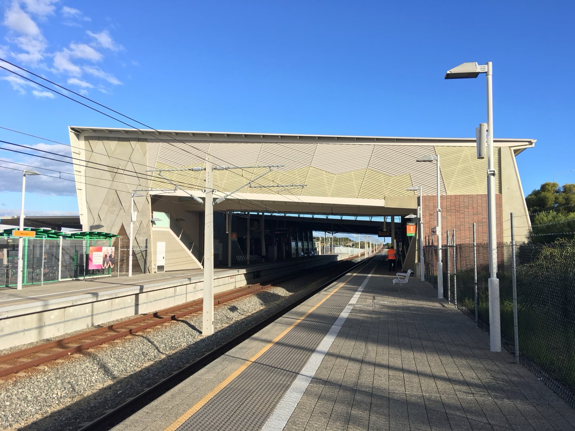 Warnbro train station on the Mandurah line